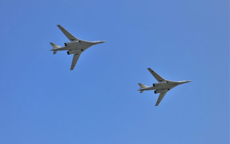 Russian Tu 160 strategic bombers